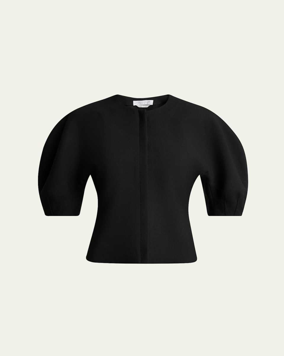 Waverly Curved-Sleeve Top